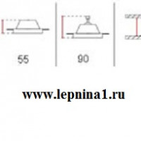 Светильник точечный гипсовый Декоратор VS-009