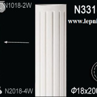 Комплект колонны Перфект на R18 см N1018-1W+N3318W+N2018-4W