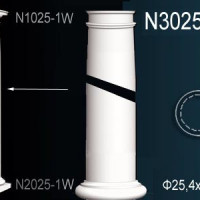 Капитель колонны Perfect на R25,4 см N1025-1W