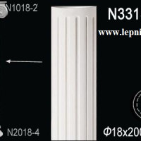 N3318 Ствол Полуколонны Перфект на R18 см