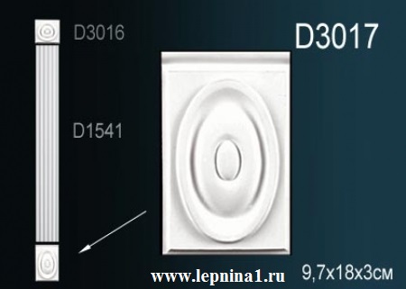 Квадрат к обрамлению дверного проема Perfect D3016